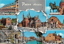 Postcard Padua views 