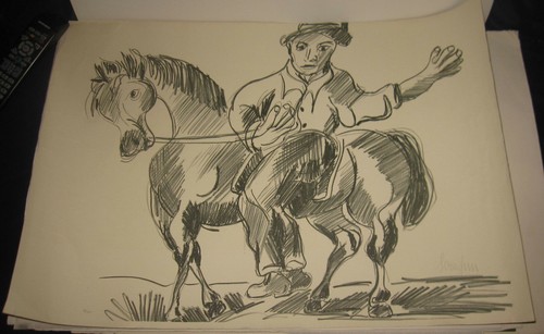 Beppe serafini litografia - beppe,