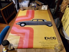 AFFICHE ANCIENNE/VINTAGE ORIGINAL POSTER ID&DS citroen
