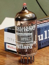 Lotto tubi 12AX7/ECC83 Mullard Medical punta rossa MaxiPreamp2/TV-7 testati (1)