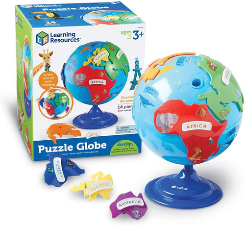 Mappamondo puzzle imparare - mappamondo,