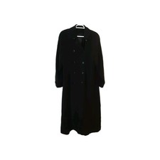 Trench coat donna nero Brem Rainwear fodera rimovibile TG 10 made in Russia