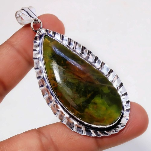 Ciondolo opale verde - , 2,9"