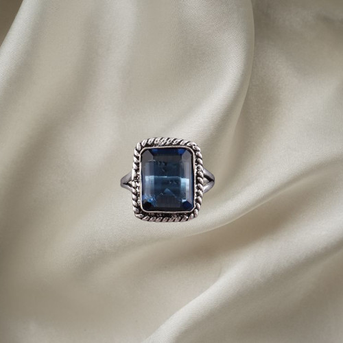 Anello rettangolo londra - anello,