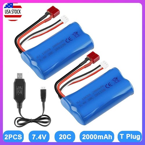 2pack 2000mah 20c - 7.4v,