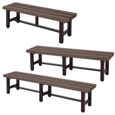 Panca da giardino in alluminio