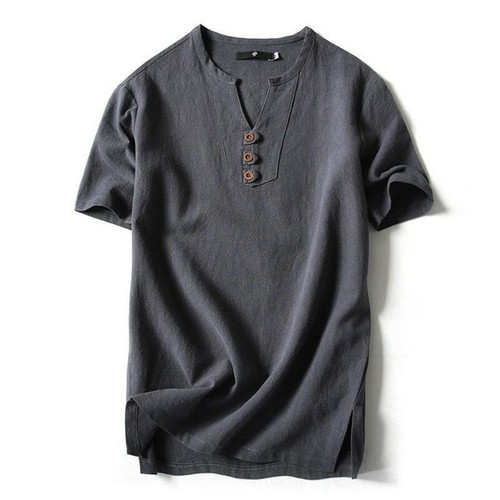 Shirt uomo lino misto cotone - t-shirt,