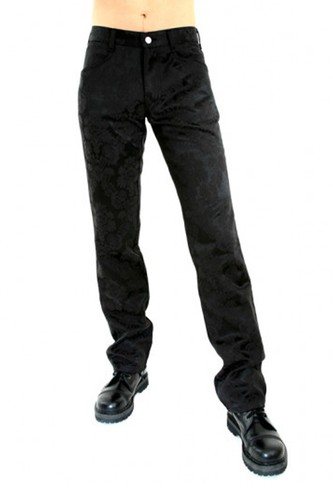 Jeans salasso broccato - , nero