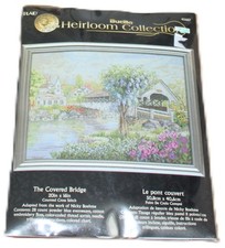 NEW - BUCILLA Collezione Cimelio Il Ponte Coperto Kit Punto Croce 20"x16"