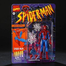 Marvel Legends Retro Cardback Spider-Man Cel-Shading Comics PVC Modellino Co