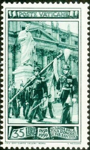 Oos vaticano mi172 mnh 1950 - vaticano, #mi172