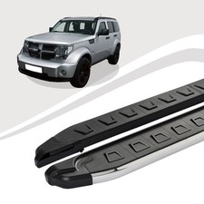 Pedane Adatte Per Dodge Nitro Dal 09-2006 Al 12/2012 NEWS Argento Con