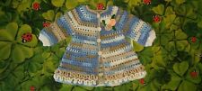 Cardigan bimba 12-18 mesi fatto all'uncinetto da Uncibabycrochet in batik