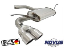 Scarico Sportivo Marmitta Terminale Inox Golf 7 1.4TSI 90 92 103 110kW 2x76mm