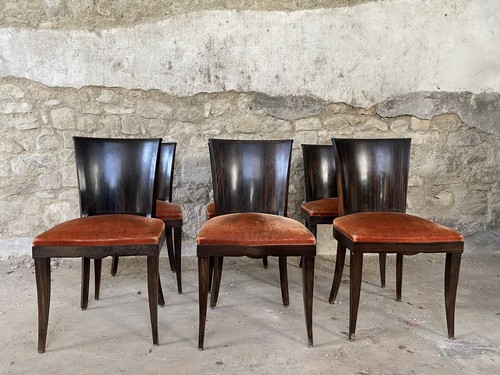 Sedie palissandro anni 70 - 6,