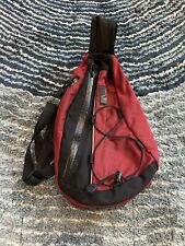 Zaino borsa a tracolla rosso Overland Equipment Daypack