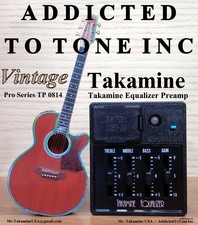 Takamine Vintage Pro Series N4B (Equalizzatore Takamine) Preamplificatore / Testato 100%