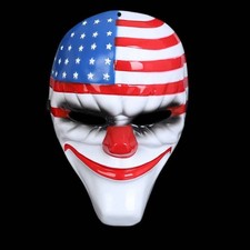 gioco tematico Payday 2 serie high-end clown maschere 4X Halloween nuovo Payday2
