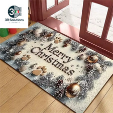 Christmas Rug With Gingerbread
