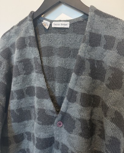 Cardigan maglione geometrico