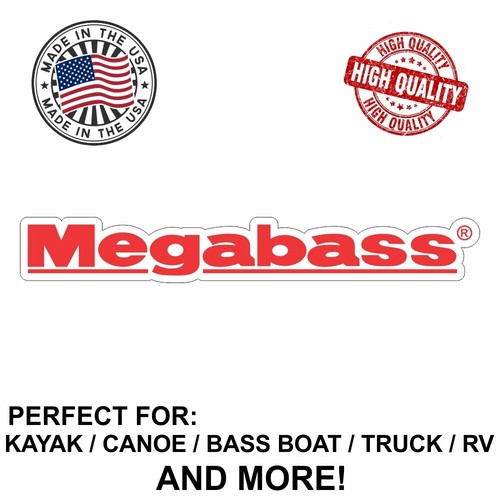 Adesivo decalcomania megabass - adesivo,