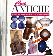 COSE ANTICHE n.6 dalla n.8 alla n.15 del 1993. MENSILE DI COMPRAVENDITA DI OGGET