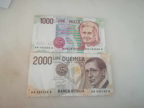 1000 lire montessori tripla - , a