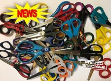 LOTTO 25 FORBICI METALLO PLASTICA GOMMA VARI MODELLI STOCK OCCASIONE !