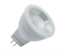 Faretto lampada MR11 LED attacco GU4 12V 4W resa 30W luce barca camper vetrine