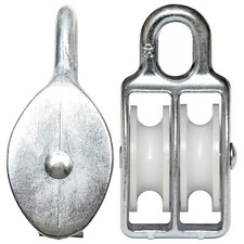 Carrucola 50 Doppia Blocco Cavo Carrucola