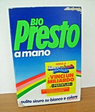 SCATOLA DETERSIVO BIO PRESTO