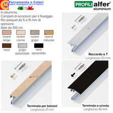 Profilo Alluminio Gradino