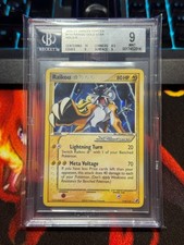 Pokémon RAIKOU GOLD STAR 114/115 Ex Unseen Forces (2005) - Eng - BGS 9 MINT