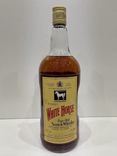 White horse fine old scotch - white,