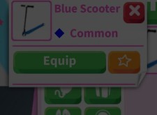 VERY RARE BLUE SCOOTER