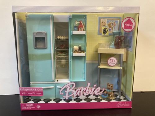 Nuovo barbie casa frigorifero - barbie,