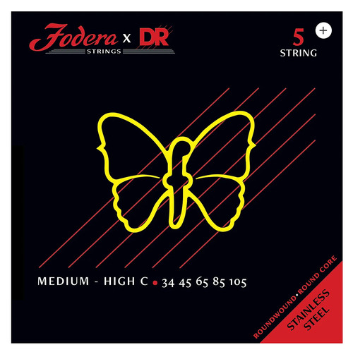 Fodera 105 stainless - fodera, dr