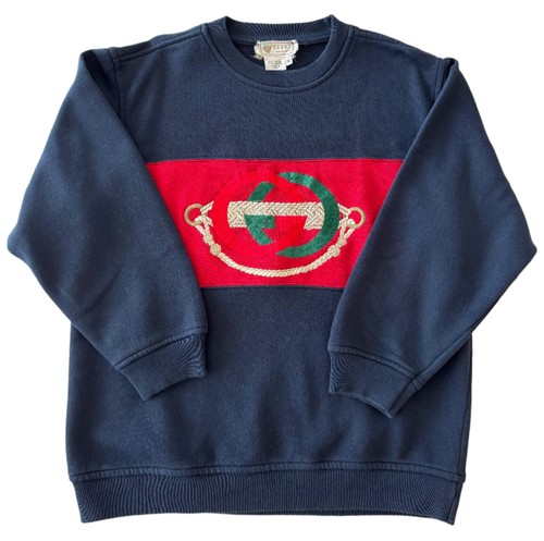 Felpa gucci blu - felpa,