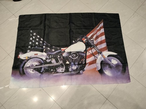 Bandiera moto harley davidson - bandiera,