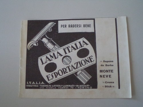 Advertising pubblicità 1929 - pubblicità,