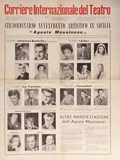 Corriere Internazionale del Teatro N. 14 - 1961 Avvenimento artistico in Sicilia