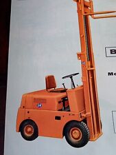 OM BM15 CARRELLO ELEVATORE MULETTO BENZINA MECCANICO pubblicitario 1966