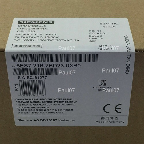 New siemens 6es7216 - new,