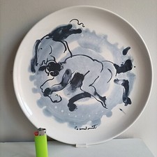 AURELIO CAMINATI piatto ceramica copia 101/500 Ernan albisola studio Effe