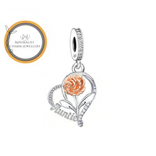 Design Auntie Heart Dangle