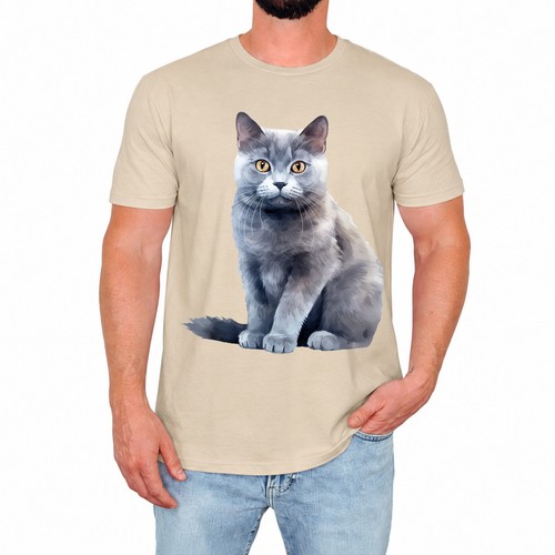 Shirt uomo gatto - uomo,