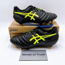 ASICS Scarpe Rugby LETHAL RELENTLESS 1111A259.001 Nero/Giallo di Sicurezza US 8 - 14