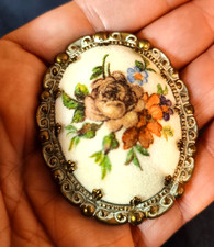 spilla vintage anni 60  ovale