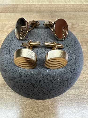 Gemelli vintage swank tono - swank, oro