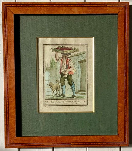 Stampa antica 1796 mercante - 1796,